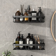 Load image into Gallery viewer, Bathroom Shelves No-drill Wall Mount Corner Shelf Shower Storage Rack
