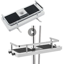 Load image into Gallery viewer, Bathroom Shower Storage Rack Organizer Pole Shelves Shampoo Tray Stand
