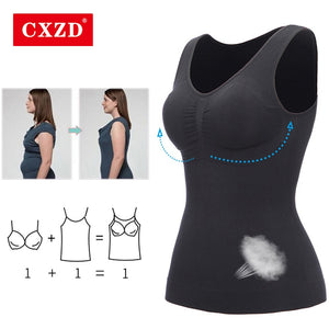 Cxzd Women Shaper Slim Up Lift Plus Size Bra Tank Top Body Shaper