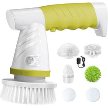 Load image into Gallery viewer, Cordless Electric Cleaning Brush with 4 Brush Heads Portable

