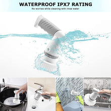 Load image into Gallery viewer, Cordless Electric Cleaning Brush with 4 Brush Heads Portable
