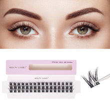 Load image into Gallery viewer, Diy Eyelash Extension Segmented Flase Lashes Dramatic Lash Bundles
