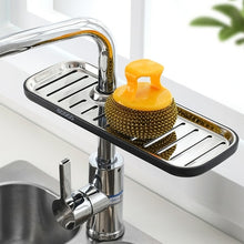 Load image into Gallery viewer, Ecoco Faucet Sponge Soap Drainage Storage Rack Sink Adjustable Dish
