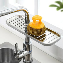 Load image into Gallery viewer, Ecoco Faucet Sponge Soap Drainage Storage Rack Sink Adjustable Dish
