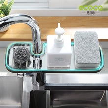 Load image into Gallery viewer, Ecoco Faucet Sponge Soap Drainage Storage Rack Sink Adjustable Dish
