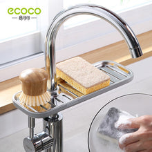 Load image into Gallery viewer, Ecoco Faucet Sponge Soap Drainage Storage Rack Sink Adjustable Dish
