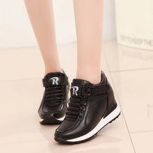 Load image into Gallery viewer, Fashion Stealth Height Increasing Womens Shoes Platform Sneakers Wedge
