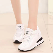 Load image into Gallery viewer, Fashion Stealth Height Increasing Womens Shoes Platform Sneakers Wedge
