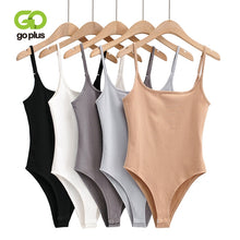 Load image into Gallery viewer, Goplus Bodysuit Women Summer Sexy Backless Sleeveless Body Tops 2022
