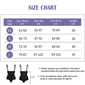 High Waist Tummy Control Panties Women Thong Body Shaper Slimming