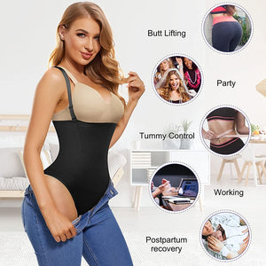 High Waist Tummy Control Panties Women Thong Body Shaper Slimming