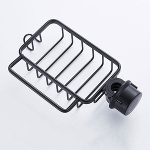 Kitchen Space Aluminum Sink Drain Rack Sponge Storage Faucet Holder