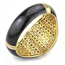 Load image into Gallery viewer, LO4352 - Gold Brass Bangle with Top Grade Crystal  in Multi Color
