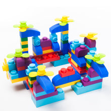 Load image into Gallery viewer, UNiPLAY Soft Building Blocks Plus Series 80pcs Primary Color
