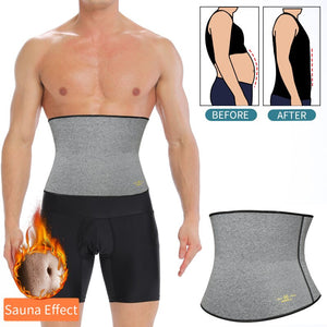 Mens Waist Trainer Modeling Belt Belly Cincher Shapers Slimming Body