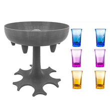 Load image into Gallery viewer, Shot Dispenser Wine Liquor 6 Shot Glass Dispenser And Holder Dispenser
