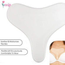 Load image into Gallery viewer, Silicone Transparent Removal Patch Reusable Anti Wrinkle Chest Pad
