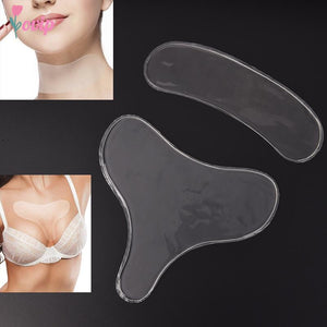 Silicone Transparent Removal Patch Reusable Anti Wrinkle Chest Pad