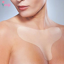 Load image into Gallery viewer, Silicone Transparent Removal Patch Reusable Anti Wrinkle Chest Pad
