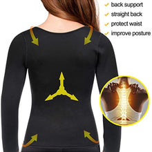 Load image into Gallery viewer, Women Sauna Body Shaper Sweat Suit Sleeve Spa Shirt Hot Neoprene
