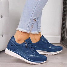 Load image into Gallery viewer, Women&#39;s Wedges Sneakers Women Vulcanize Shoes Sequins Shake Shoes
