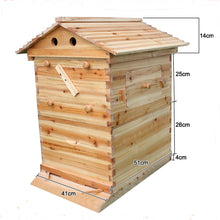 Load image into Gallery viewer, Wooden Beehive Box and 7 Beehive Frames Beekeeping Tools Honey Self
