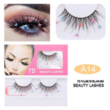 Load image into Gallery viewer, Chemical Fiber Performance Sequin False Eyelashes
