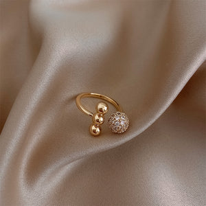 2020 New Classic Zircon Circle  Ring For Woman Sexy Finger Accessories Fashion Korean Jewelry Wedding Party Unusual Rings