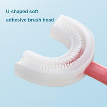 Load image into Gallery viewer, Kids 360 Degree U-Shaped Toothbrush
