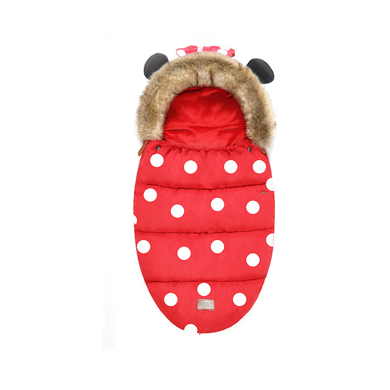 Baby Sleeping Bag With Anti-kick And Silkworm Cocoon