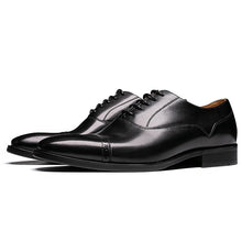 Load image into Gallery viewer, Flower Handmade Men&#39;s Top Layer Cowhide Breathable Oxford Shoes
