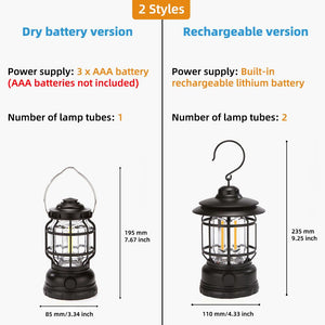 Portable Retro Camping Lamp