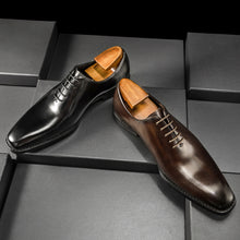 Load image into Gallery viewer, Men&#39;s Formal British Style Groom Leather Shoes
