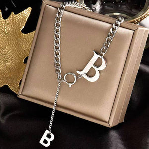 2021Chain Short Necklace For Woman M Letter Pendant Neck Jewelry